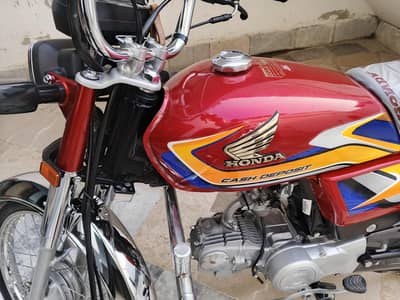 Honda CD 70 zero meter condition applied for 2025 model open later. . . .