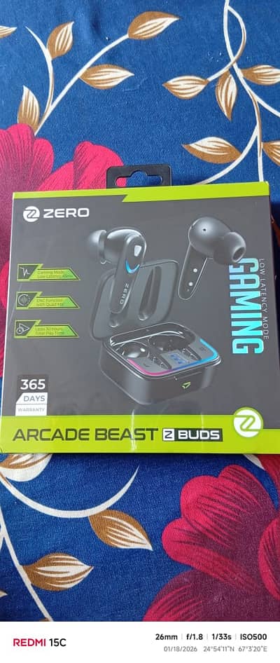 Zero Arcade Beast Earbuds Box Pack
