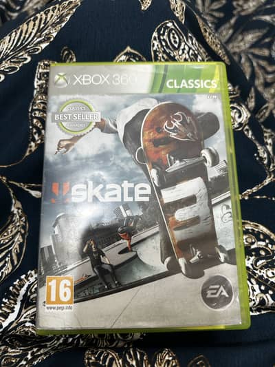 Xbox 360 skate 3 slightly used game