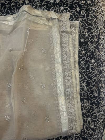 Black Maxi with dupata