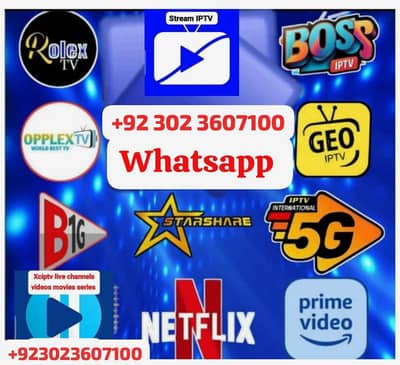0302-3607100/Whatsapp/IPTV(Opplex Geo Starshare B1g HelloSky)•Netflix•