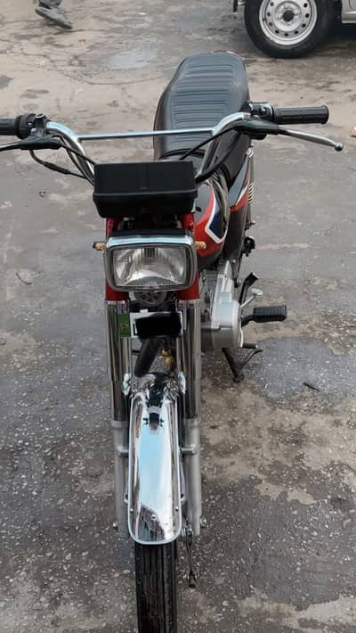 CG 125 Honda black colour document clear
