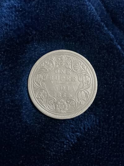 Old coin made of silver
