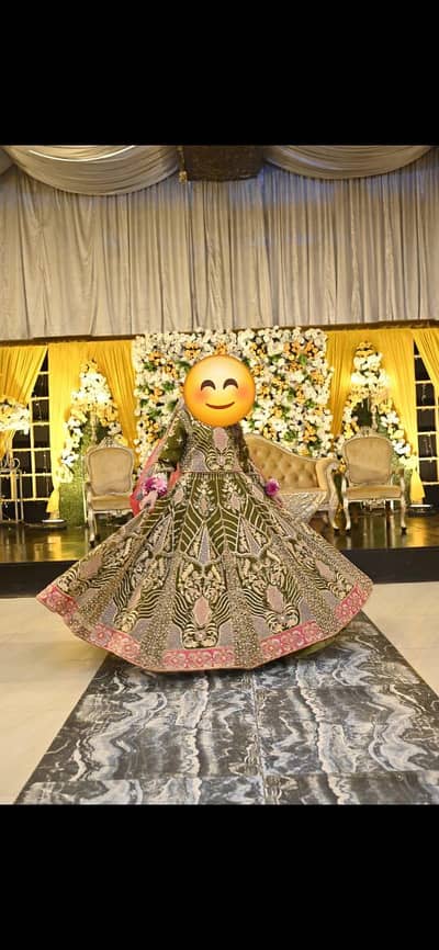 Beautiful Bridal Mehndi Dress for Sale – Like New 
