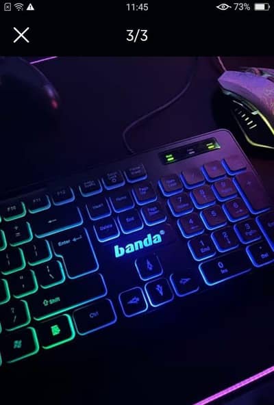 keyboard and mouse combo by BANDA