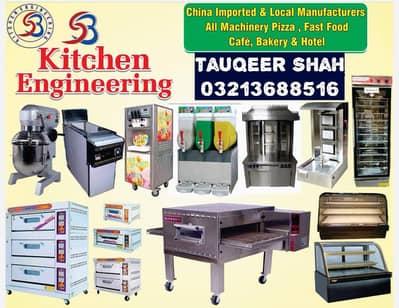 working Table//stove burner//sink//hot plat//fryer//Blander//panini