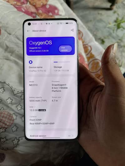 one plus pro white color exchange possible 12+12/512