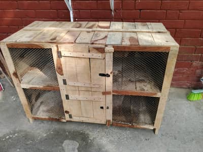 wooden solid cage for sale in good condition slightly used