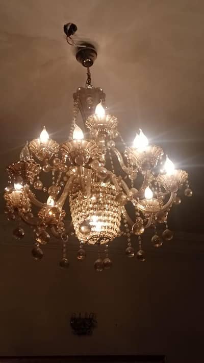 8 crystal chandelier