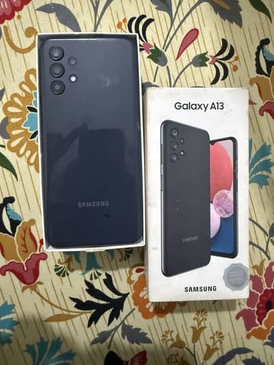 Samsung A13 6:128 gb storage PTA approved with box