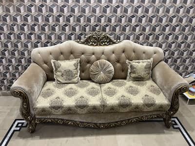 Royal Drawing Room set Sofa 7 seat Dining Table Chair