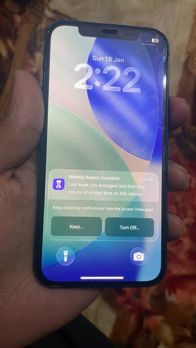 iPhone 12 back crack