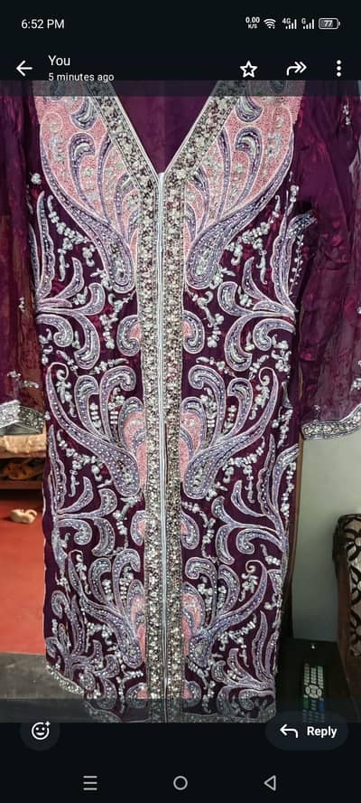 fancy dresss made by rabi zarri house