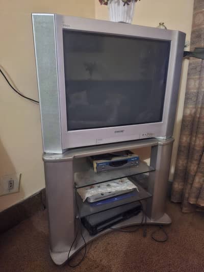 27 inches WegaTV + TV Trolley, Good condition no fault, never repaired
