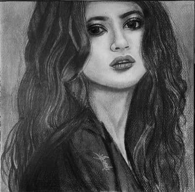 handmade pencil drawing gift| customised sketch portrait
