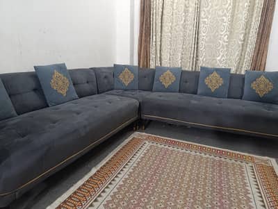7 Seater L Shape Modern Sofa
