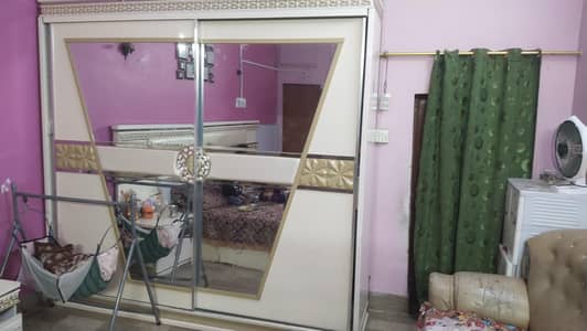 Malaysian Acrylic king size bed without mattress/wardrobe/dressing
