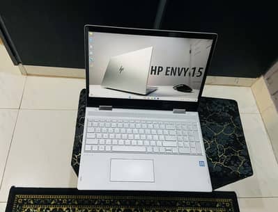 Hp Envy 15 X360 Convertible All metal Body Silver Colour. .