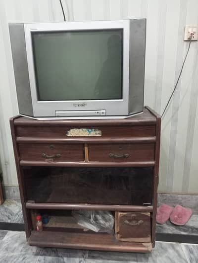Tv trolley with Tv