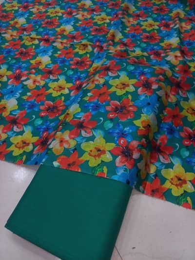 Unstitched Suits, cotton collection, casual wear, 2pc suits,