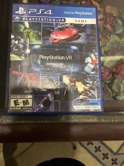 Playstartion vr 1 demo disc