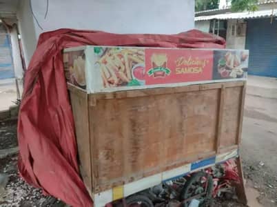 4-Wheeler Wooden Stall For Sale – Ready Setup