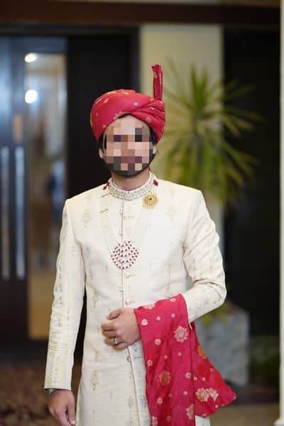Junaid Jamshed Groom's Sherwani Set
