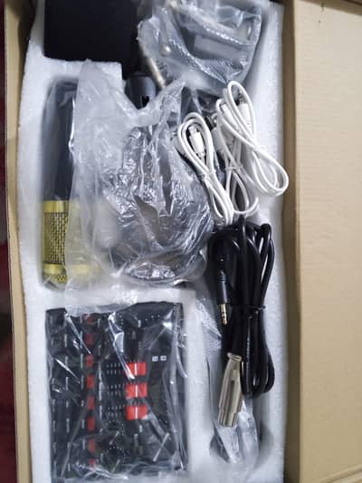 TechDepot BM800 Condenser Mic Combo with V8/V8s Sound Card – Complete