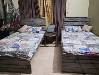 2 single beds / 4 almari/  furniture