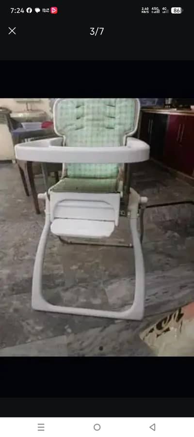 kids high dining chair