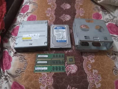 hard disk and ram prosesser and dvd rom
