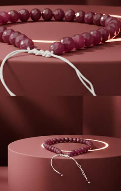 Real Ruby Bracelet | Original Stone Bracelet | Brand New Bracelet