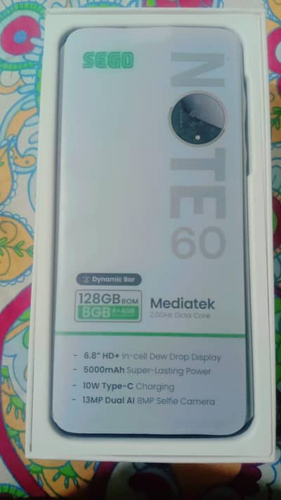 Sego note60 4+4. . . . . 128gb