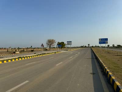 On 300 Feet Roundabout Road 10 Marla Q Block Plot For Sale In Jinnah Sector LDA City Lahore
