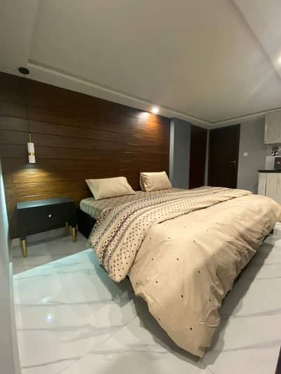 One bed apartment per day available Gulbarga green Islamabad