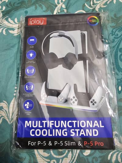 PS5 Slim & PS5 PRO or PS5 Multifunctional Cooling Stand & super stick
