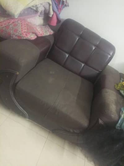 leather sofa