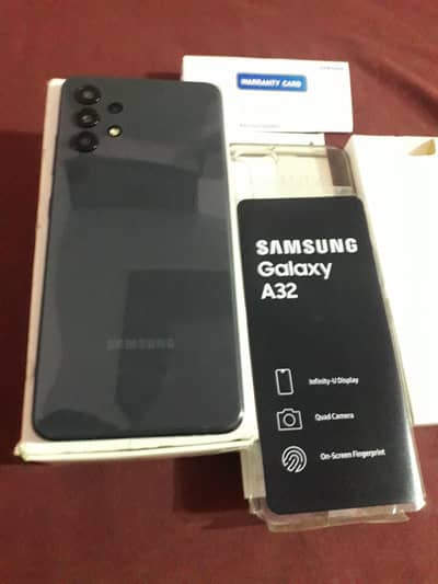 Samsung Galaxy A32 6GB 128GB All accessories complete with Box.