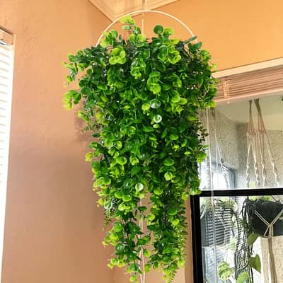 Artificial Hanging Plants – Potted Greenery for Home 1 pcs