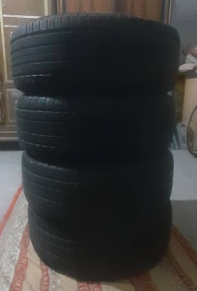 10 by 10 Condition Yokohama Advan tubeless tyres  205/55R-16