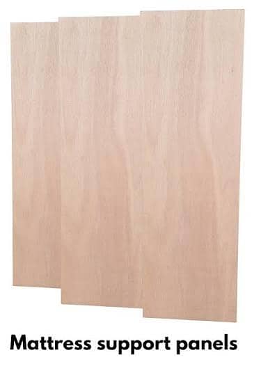 metress inside wood sheet