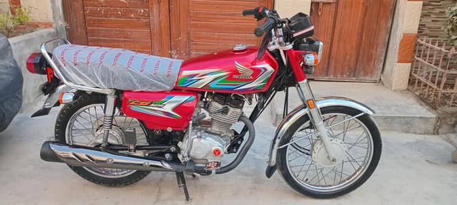 Honda Cg125 2023 with remote vibration kit led light corolla horn