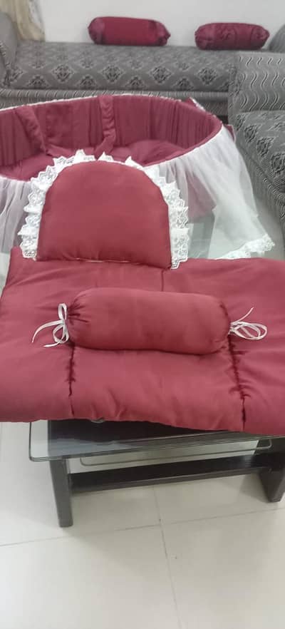 Baby carrier with 2 pillows,blanket and baby carry nest.