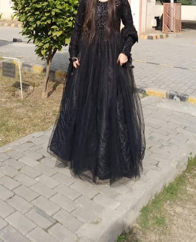 Black Princes Frock with Flare