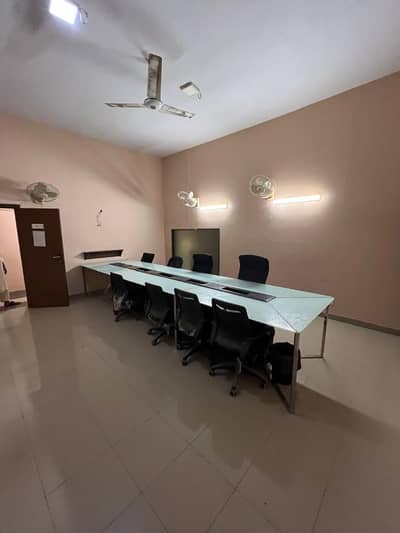 SILENT COMMERCIAL INDEPENDENT BANGLOW AVAILABLE FOR OFFICE PRIME LOCATION 60 FT ROAD GULSHAN-E-IQBAL BLOCK 7