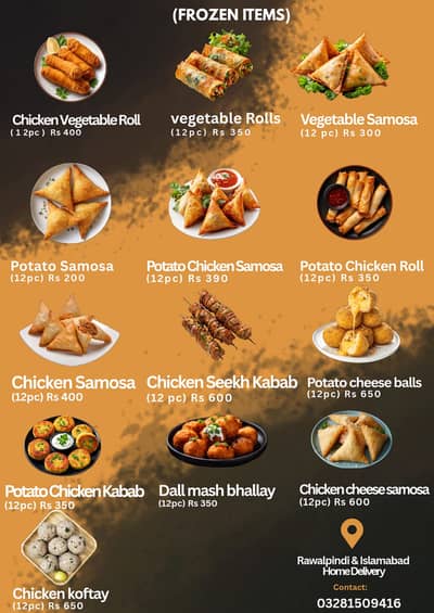 Frozen items & beauty corner