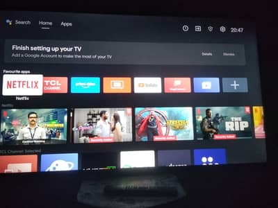 55" TCL p615.4k android tv