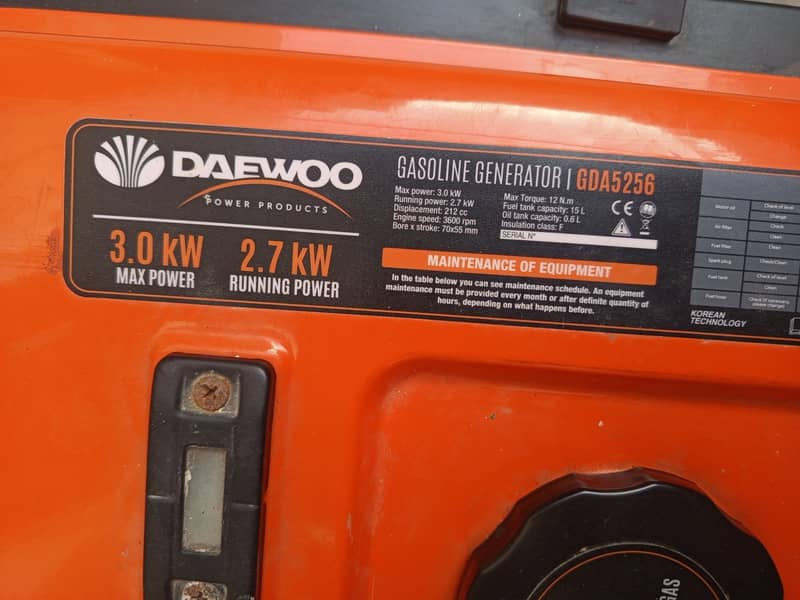 DAEWOO GENERATOR 6