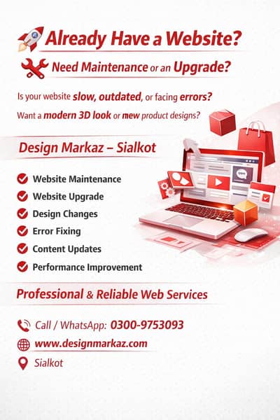Make your Website  or Web Maintenance