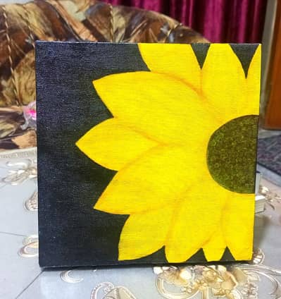 Beautiful handmade calligraphy and scenic painting